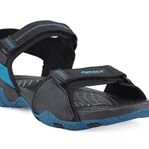 Sparx mens SS 564 | Latest, Daily Use, Stylish Floaters | Blue Sport Sandal - 9 UK (SS 564)
