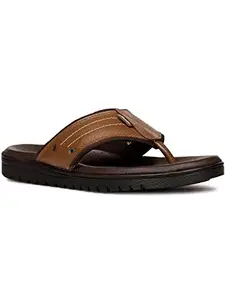 Bata Mens Swift TH Sandals, Brown,