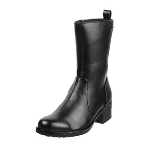 Metro Women Block Heel Ankle Boot Black UK/3 EU/36 (31-92)