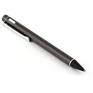 Eatech High Precision Tip 1.4 mm Nib Active Point Capacitive Touch Screen Stylus Pen Pencil Writing Notes Drawing Painting Compatible for iPhone ipad Android Laptop Mobile Tablet PC | Metal, Black
