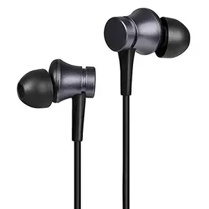 SHOPSYES D Earphones for Xiaomi Redmi Note 7, Xiaomi Redmi Note 7 Pro, Xiaomi Redmi Note 7S, Xiaomi Redmi Note 8, Redmi Note 8 Pro, Redmi Note 8T, Redmi Pro 2, Redmi X Earphone Original Like Wired Stereo Deep Bass Head Hands-free Headset Earbud With Built in-line Mic, With Premium Quality Good Sound Stereo Call Answer/End Button, Music 3.5mm Aux Audio Jack (SB4, BT-ME, Black)