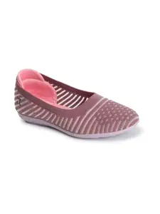 Carlton London Sports Women's Slip-On Ballerinas Colour-Dark Pink, Size-UK 4