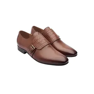 Michael Angelo Men's Arian 7902 Cognac Leather Shoes -7UK
