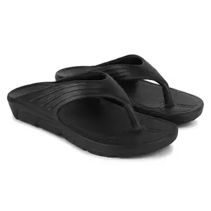 Men's Comfortable Slipper,Casual Lightweight Slipper for Everyday Wear for Men's-(GR-(SLIP)-3155-8-Black)