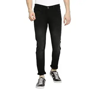 The Indian Garage Co Men Slim Fit Solid Mid-Rise Jeans