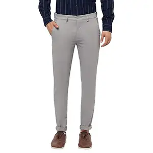 Crimsoune Club Men Grey Solid Trousers (36)