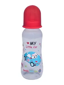 Mee Mee Baby Food Feeder Mini Meal Silicone Spoon Bottle for 6+ Month Baby Food Grade BPA Free for Cereals, Infant, Kids (Red)