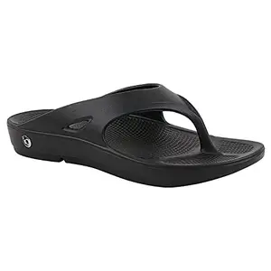 Neoz mens Classic Flip-Flop, Nero, 8 UK