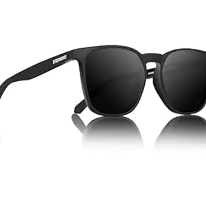 EFERMONE® Sunglasses for Men Stylish Round | TAC Polarized Lens | Men and Women | 100% UV Protection Outdoor Travelling Sports Bikes Cars Driving and Hiking