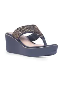 Bata Lifestyle Thong For Women And Comfortable Slipper 3.5 Inches Heel