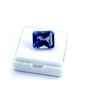 JAGDAMBA GEMS Blue Sapphire 7.25 Ratti 6.50 Carat (NEELAM/NILAM Stone) Gemstone (K191)