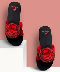 Shooting Star Women Slippers_BZ_2500_Black_8