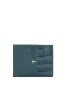 Da Milano Genuine Leather Blue Bifold Men Wallet with Multicard Slot (10602)