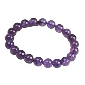 Dane Gems AAA++Quality Amethyst Crystal Bracelet Amethyst Stone Bracelet Original Certified Adjustable Bracelet Jamunia Jamuniya Amethyst Stretchable Amethyst Bracelet For Unisex ऐमेथिस्ट ब्रेसलेट Bracelet For Man Bracelet For Girls Stylish Healing Bracelet Bead Bracelet with Certificate Bracelet Original Certified Healing Crystal Bracelet Chakra Healing Bracelet Healing Stone Bracelet Gemstone Bracelet Stretchable Bracelet For Women Astrology Bracelet Adjustable Bracelet Elastic Bracelet Handmade Bracelet Hand Bracelet Wrist Bracelet