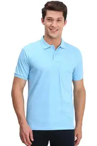 Allen Solly Men's Regular Fit T-Shirt (ASKWQRGFU59611_Blue