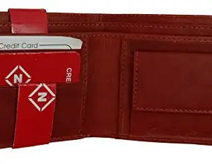 NEXA FASHION Men's Brown Genuine Leather Wallet