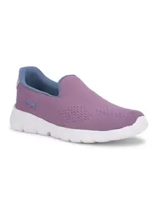 Liberty LEAP7X Womens Purple Slip-On Running Shoe - 5 UK
