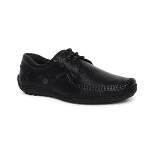 Buckaroo NERLON NX Leather Black Casual Shoes for Mens