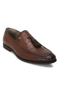 Louis Philippe Men Brown Formal Shoes