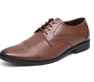 ARAMISH Men's Genuine Leather Lace Up Formal Shoes