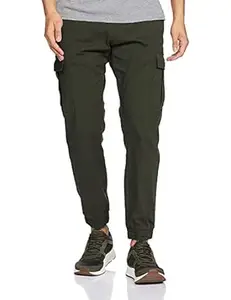Amazon Brand - Symbol Men's Stretchable Slim Fit Cargo Jogger Pants | Chinos | Casual Trousers