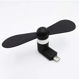 Cospex Mini USB Fan with Micro Pin for Android Devices with OTG Support/USB Fan for Tablet/Android Smartphone -Multi Colour