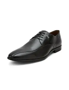 Louis Philippe Men's Black Formal Shoes (7 UK)