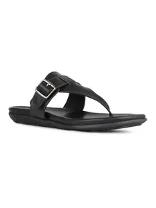 Inc.5 Womens Black Solid Round Toe Casual Flat Slip-on Sandals