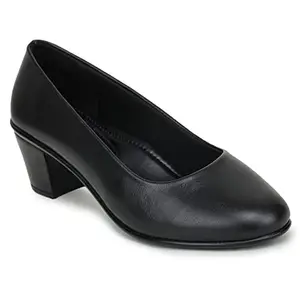 Liberty Healers Black Formal Ballerina for Women (MDL-133_Black-6.5)