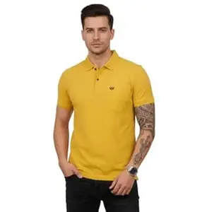 Basic Things Polo T Shirt for Man with Pocket, Polo T Shirts for Men, Summer Shirt with Collar, Half Sleeve, Cotton Blend, Light Weight, Comfotable Fit (Pack of 1) M to 3XL