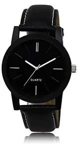 SMC Analogue Black Dial Men's and Boys Watch