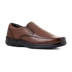 Khadim's British Walkers Brown Leather Formal Slip On Shoe for Men (5053114)