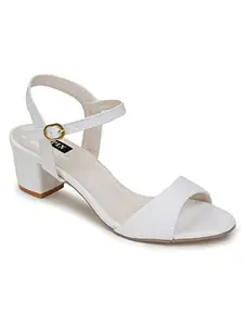 Avighan Women White Heels (FF-D-1123-White-39)