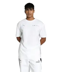 Puma Men's Printed Relaxed Fit T-Shirt (627506_White