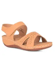 Liberty Senorita MK-233 Ladies Casual Sandal Beige (7Uk)