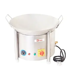Kiran Enterprise 10 Liter Indian Electric Kadhai Fryer Suitable for restaurants, hotels and commercial Use