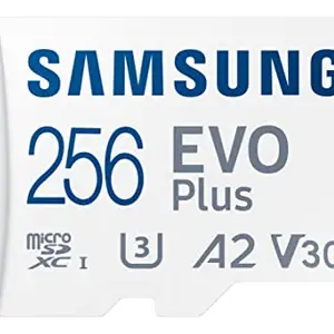 Samsung EVO Plus 256GB microSDXC UHS-I U3 130MB/s Full HD & 4K UHD Memory Card with Adapter (MB-MC256KA) price in India.