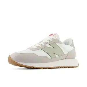 New Balance Mens 237 Casual Shoe, White (100), 10.5 UK