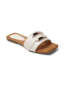 Iconics Women Sandal,White,UK-4