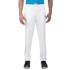 DSC Flite Polyester Cricket Pant, Size 34 (Off-White)