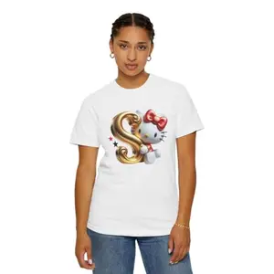 S with Taddy-Printed T-Shirt |Color -White |Fabric - Cotton| Size-M | T_SE_454