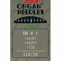 Organ Organ DB X 1 Industrial Needles 16X257 Size 110/18 (10)