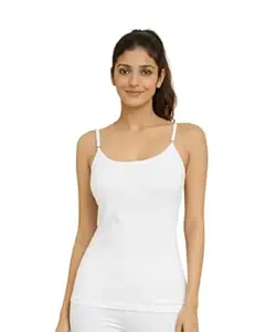So Glamy Women's Camisole with Adjustable Straps, Soft Breathable Fabric, Lightweight All-Day Wear