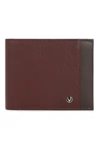 Allen Solly Men Maroon Textured Leather Wallet
