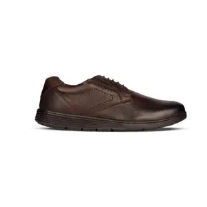 Ferry man Men's Leather Casual Shoes | Stylish & Comfortable | Perfect for Casual & Formal Occasions | Natural Leather | Lightweight & Durable Brown