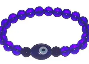 Evil Eye Blue Stretch Bracelet PACK OF 1 (B987)
