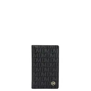 Da Milano Leather Card Holder for Men & for Women - Black (0112S)