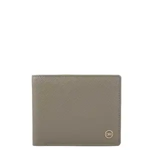 Da Milano Leather RFID Wallet for Men with Multicard Slot - Grey (10312B)