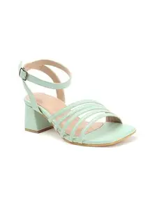 iconics Women Fashion Sandal,Pista Green,UK-3