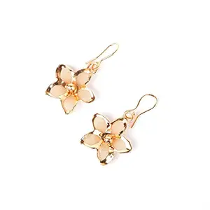 Jimmy Store Attractive Traditional Metal Hook Stylish Jewellery Making Earrings For Girl's & Women's (Golden Color)